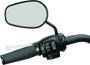 Kuryakyn Mirror Stem 3-Inch Outward Extenders for Enhanced Visibility in Black, Part #1216