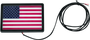Kuryakyn Freedom Flag LED 4x6 Inch Black – Patriotism Display for Powersports Vehicles
