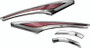 Kuryakyn L.E.D. Saddlebag Accent Swoops for Honda GL1800 Gold Wing (2012-2016) – Chrome with Bright LED Running Lights and Turn Signals