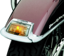 Kuryakyn Front Smoke Fender Tip Lens with LED for Harley Davidson Touring Models