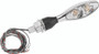 Kuryakyn Micro 1000 Dual Function LED Signal Light with Clear Lens – Red/Red/Amber, Chrome Part #2532