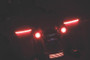 Kuryakyn Tracer LED Rear Turn Signal Inserts with Red/Red Smoke Lens for Harley Davidson FLHX and FLTRX Models