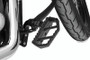 Kuryakyn Riot Mini Boards Without Adapter Satin Black – Powersports Foot Pegs for Aggressive Riders