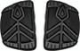 Kuryakyn Spear Mini Boards Without Adapter for Indian Motorcycles - Satin Black Part 5653