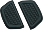 Kuryakyn Hex Passenger Board Inserts for Harley Davidson Motorcycles in Black (Part #5903)