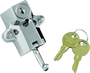Kuryakyn Universal Helmet Lock for 7/8in - 1-1/4in Mounts in Chrome