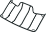 Kuryakyn Luggage Rack for Tour Pak - Black for Harley Davidson Touring Models