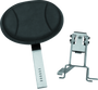 Kuryakyn Plug-N-Go Driver Backrest 14-Up Indian Black Pad with Chrome Frame Part #1628
