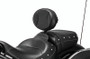 Kuryakyn Plug-N-Go Driver Backrest 14-Up Indian Black Pad with Chrome Frame Part #1628