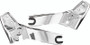 Kuryakyn Quick Release Sideplates for Transformer Backrest – Fits Harley Davidson Touring Models 2009-2010