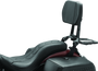 Kuryakyn Neo Driver & Passenger Backrest with Luggage Rack – Black Part #5747