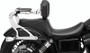 Kuryakyn Fixed Mounts Multi-Purpose Driver and Passenger Backrest with Luggage Rack for Harley Dyna Models 2006-2017