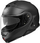 SHOEI Neotec II Matte Black XL Motorcycle Helmet - Modular Design with Advanced Safety Features