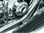 Kuryakyn Bridge The Gap Heat Shield for 1993-2008 Harley Touring Models - Chrome