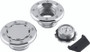 Kuryakyn Flush Mount Gas Cap with Trim Ring for Harley Davidson 1988-1990 XL Models