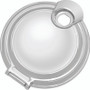 Kuryakyn Easy Fill Fuel Door Chrome - Part #6998 for Powersports Vehicles