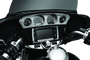 Kuryakyn Tri-Line Gauge Trim for 14-Up Touring Harley Davidson Models - Chrome