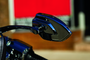 Kuryakyn Phantom Mirrors Gloss Black – Aggressive Angular Design with Large Convex View for Powersports Vehicles