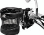 Kuryakyn Drink Holder Mesh Basket with Perch Mount for Harley-Davidson and Metric Clutch or Brake Perches