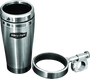 Kuryakyn Drink Holder with Stainless Steel Mug for 1-Inch Handlebar Clamps – Chrome Finish