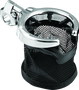 Kuryakyn Drink Holder with Mesh Basket – 1 Inch Clamp, Chrome