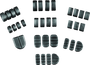 Kuryakyn ISO Large Peg Replacement Rubbers (8 Pcs) for Powersports Vehicles
