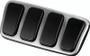 Kuryakyn Brake Pedal Pad for Honda VTX1800 Models – Chrome with Rubber Inserts