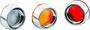 Kuryakyn Deep Dish Bezel with Smoke Lens for Harley-Davidson Bullet Turn Signals Part #2107