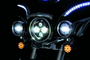 Kuryakyn Orbit 4-1/2 inch Passing Lamps with High-Output LEDs - Black