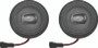Kuryakyn Orbit 4-1/2 inch Passing Lamps with High-Output LEDs - Black