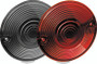 Kuryakyn Red Lenses for 3-1/4 inch Flat Turn Signals – Replacement Set