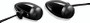 Kuryakyn Super Bright LED Mini Bullet Lights Amber Gloss Black - Universal Auxiliary Turn Signal and Marker Lights