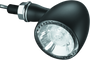 Kuryakyn Bullet 1000 White/Amber Clear Lens Satin Black Motorcycle Marker Lights - Part 2555