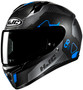 HJC C 10 ASPA MC-2 XSM Motorcycle Helmet - Small Size, Classic Color