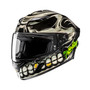 HJC i11 Acid Skull MC5 XS Motorcycle Helmet, Size XS, Black and White Design