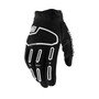 100% AIRMATIC 2 Glove Black Medium - Durable Motorcycle Riding Gloves