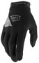 100% RideCamp Glove Black Small - Comfortable and Durable Motorcycle Glove