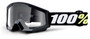 100% Strata 2 Jr Black Clear Goggles - Youth Sports Eye Protection