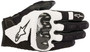 Alpinestars SMX-1 AIR V2 Gloves Black and White, Size XL