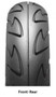 Bridgestone Hoop B01 2.75-10 (26J) Tire - Reliable Performance for Small Vehicles