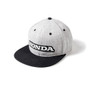Factory Effex Honda Bold Snapback Hat in Gray-Black (OS) - Comfortable & Stylish Headwear
