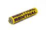 Renthal SX Pad 10in Yellow/Purple Retro - High-Performance Motorcycle Safety Accessory