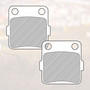 Renthal RC-1 Works Brake Pads - Part Number BP-110 for Superior Braking Performance
