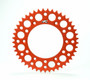 Renthal Rear Ultralight 45-Tooth Orange Grooved Sprocket - Model 224U-520-45GPOR