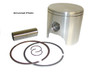 WiseCo Dirtbike Piston with 0.50 mm Oversize - Part Number 555M05650