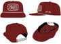 FastHouse Carrera Hat Red OS - Classic Red Baseball Cap