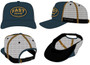 FastHouse Archie Hat Indigo OS - Classic Wide-Brim Sun Hat for Men and Women
