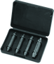 BikeMaster 4-Piece Screw Extractor Set – Heavy-Duty Steel for Stripped and Rusted Screws