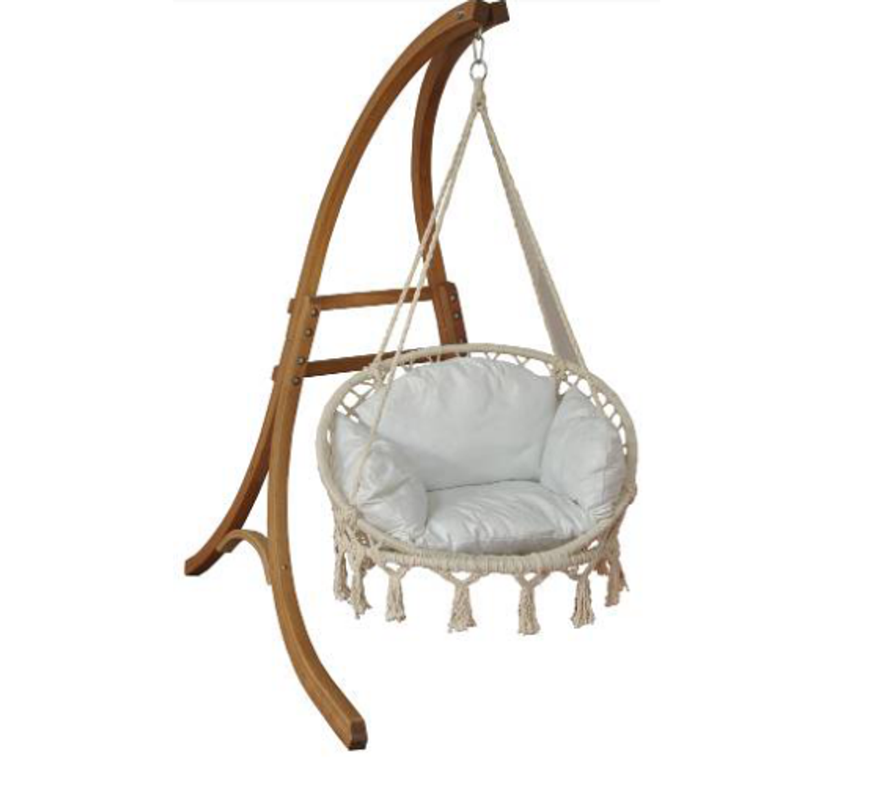 DANLONG Wooden Hanging Chair Stand