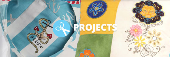 machine embroidery projects